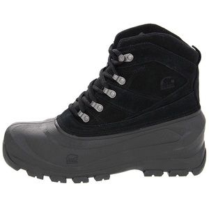 Sorel Cold Mountain Boot Mens Black Suede